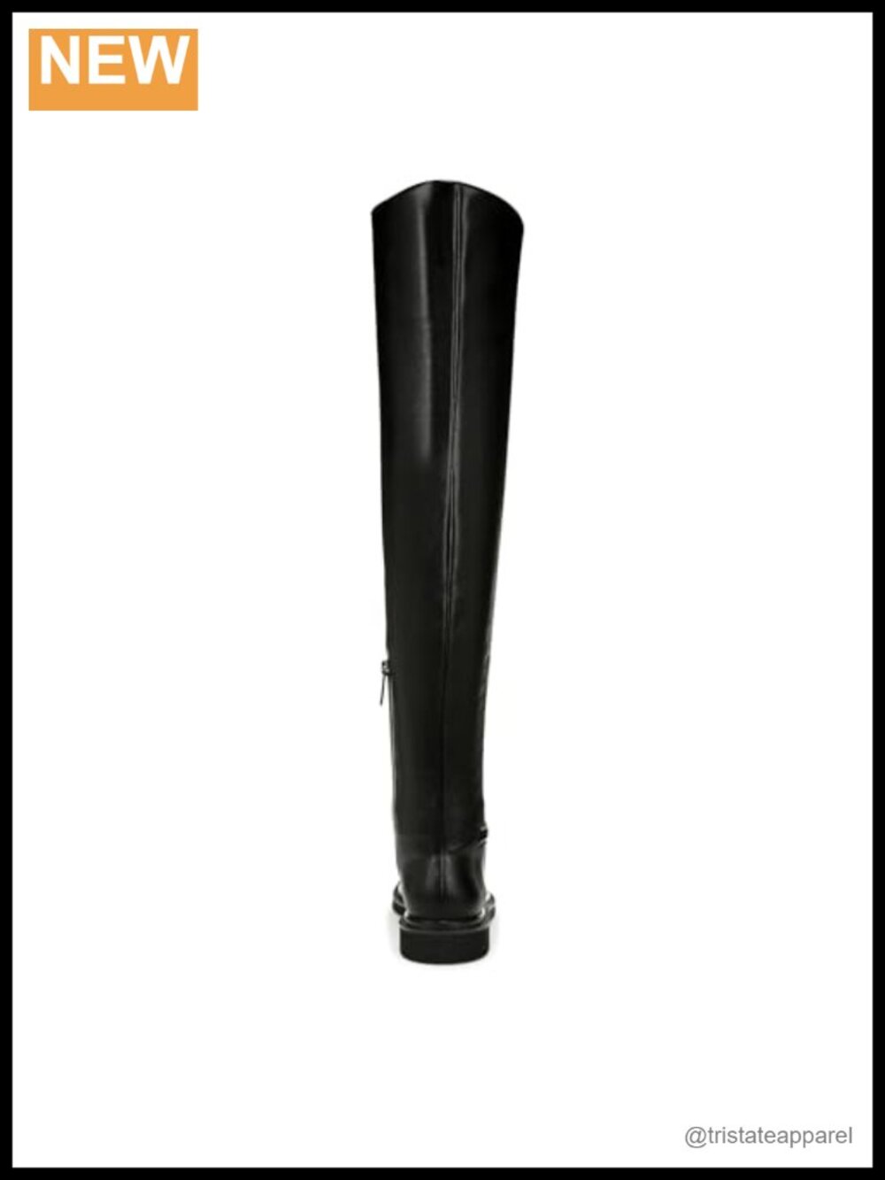 Over the Knee Faux Leather Boots Side Zip Block Heel - Picture 2 of 6